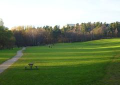 Golvängarna nature reserve in spring