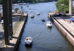 Hammarby sluice in Stockholm