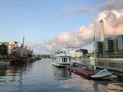 Rescue station Stockholm floating station house on August 21, 2019