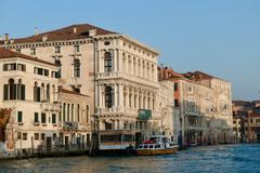 Grand Canal in Venice with historic buildings and boats