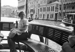 Canal Grande with Ca' Rezzonico in the background