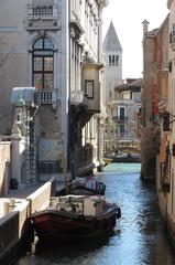 canal in Venice with traditional buildings