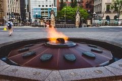 Centennial Flame on Parliament Hill in Ottawa