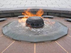 Centennial Flame outside the Canadian Parliament buildings