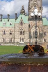 The Centennial Flame at Parliament Hill in Ottawa