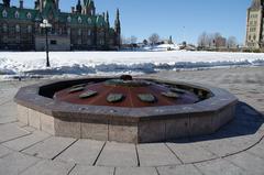 Ottawa Centennial Flame on Parliament Hill