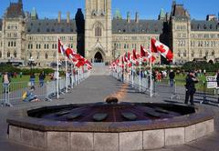 Centennial Flame at Parliament Hill in Ottawa