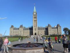 Parliament of Canada, Centre Block with Centennial Flame