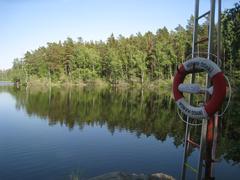 Lake Judarn in Judarskogen Nature Reserve, Bromma, Stockholm