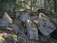 Judarskogens naturreservat De Geermorän norr om sjön Judarn Bromma Stockholm