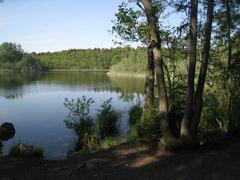 Lake Judarn from the south in Judarskogen Nature Reserve, Bromma, Stockholm