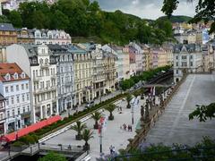 downtown of Karlovy Vary