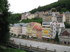 Vřídelní Street in Karlovy Vary, Czech Republic