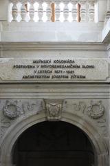 decorative facade of the Mill Colonnade in Karlovy Vary