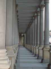 Karlovy Vary Mill Colonnade with columns