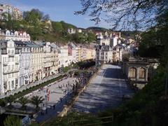 Karlovy Vary Mill Colonnade terrace