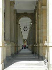 Karlovy Vary colonnade in the pedestrian precinct