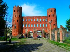 Porta Palatina ancient Roman gate in Turin