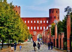 Palatine Gate in Turin