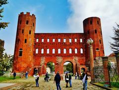 Palatine Gate in Turin, Italy