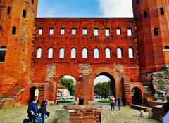 Palatine Gate in Turin