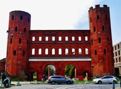 Palatine Gate in Turin, Italy