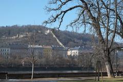 View of Malá Strana, Petřín Hill, and Hunger Wall in Prague