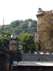 View of the Hunger Wall in Prague