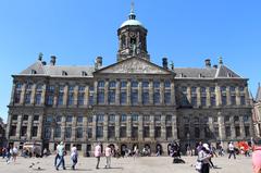 The Royal Palace of Amsterdam in winter