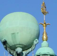 Royal Palace of Amsterdam at Dam Square in 2010