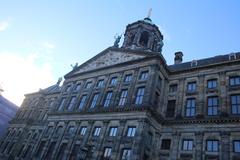 Historic buildings and canal in Amsterdam