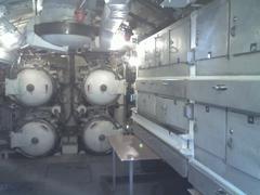 Enrico Toti submarine torpedo room at the Museum of Science and Technology in Milan