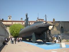 Enrico Toti S-506 submarine on display at the National Museum of Science and Technology in Milan