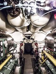 Enrico Toti S-506 submarine interior at Museo Nazionale della Scienza e della Tecnologia Leonardo da Vinci in Milan