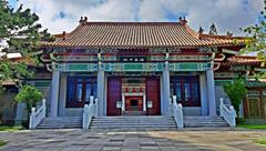 Kaohsiung City's Martyr's Shrine and original Kaohsiung Shrine ruins