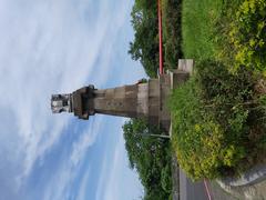 Old Kaohsiung Shrine stone lantern pedestal ruins