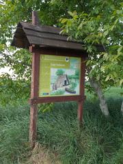 Birdsong Nature Trail station 3 fishing in wetland Dinnyés Fejér County Hungary