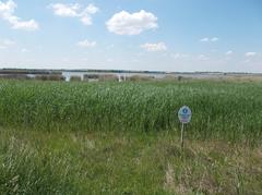 Protected area sign along Birdsong Nature Trail in Dinnyés, Fejér County, Hungary