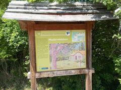 Birdsong Nature Trail station 19 info boards about bird protection in Agárd, Hungary