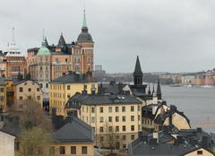 Mariabergets buildings in Stockholm, April 2013