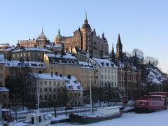 Söder Mälarstrand in Södermalm, Stockholm with Laurinska huset, Bellmansgatan 4-6