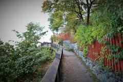 Walking trail after Mariaberget in Södermalm