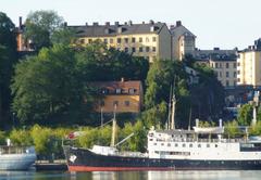 Västra Mariaberget with former Öbergska clothing factory