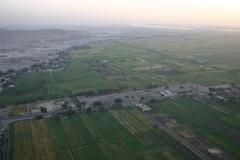 Aerial view of Amenhotep III Mortuary Temple