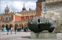 Head Sculpture in Krakow