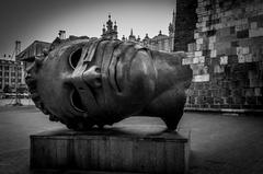 Igor Mitoraj statue at Rynek Glowny