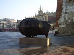 Main Market Square in Krakow with St. Mary's Basilica