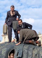 Kamchàtka group performing at 35. ULICA – The International Festival of Street Theatres in Kraków