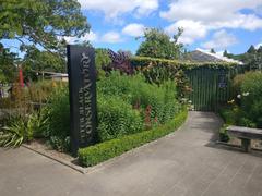 entrance to the Peter Black Conservatory in Victoria Esplanade, Palmerston North