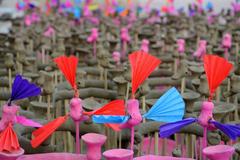 clay seats for Lakshmi pujan on Diwali